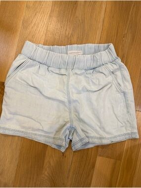 Topshop Light Blue High Waist Women's Shorts